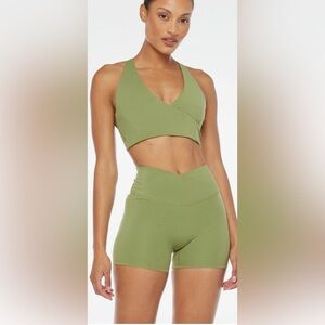 CSB / Crop Shop Boutique - Serenity Whitney Crop - Sports Bra - Matcha - Size S